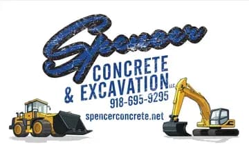 Number 5 Concrete Contractor Company Logo for Spencer Concrete & Excavation LLC